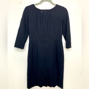 Talbots Black Shift Dress Womens size 4P